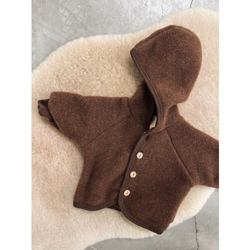 hooded jacket - cinnamon ENGEL NATUR hooded jacket - cinnamon