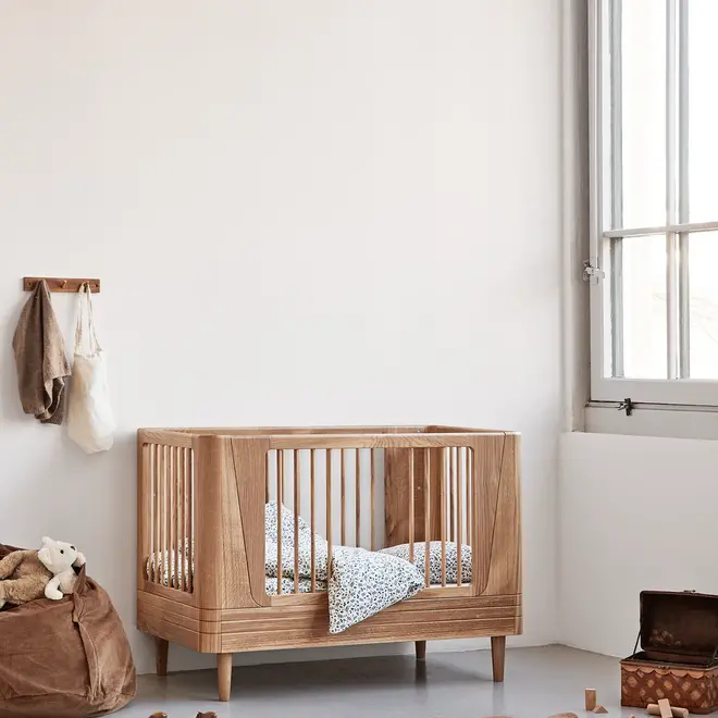 premium mattress for nature baby bed oak - we are bitte