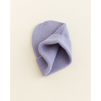 HVID beanie fonzie - newborn - lilac