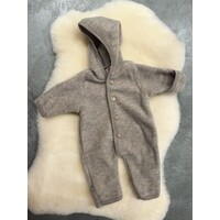 ENGEL NATUR hooded overall - sand mélange