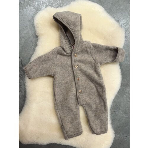 ENGEL NATUR hooded overall - sand mélange