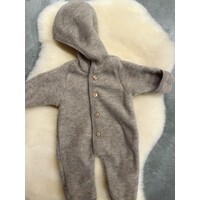 ENGEL NATUR hooded overall - sand mélange