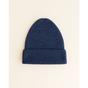 beanie fonzie - adult - blue