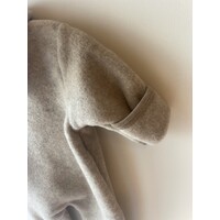 ENGEL NATUR hooded overall - sand mélange