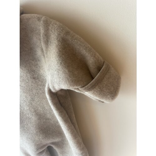 ENGEL NATUR hooded overall - sand mélange