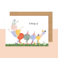 STUDIO BERTHA card - feesthoedjes op