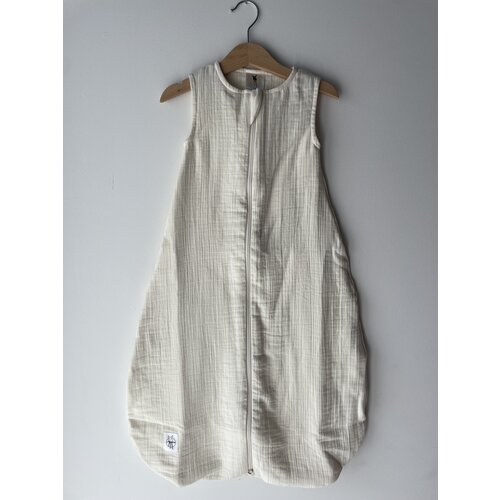 LAESSIG muslin baby sleeping bag GOTS vanilla 1 TOG