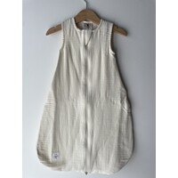 LAESSIG muslin baby sleeping bag GOTS vanilla 1 TOG
