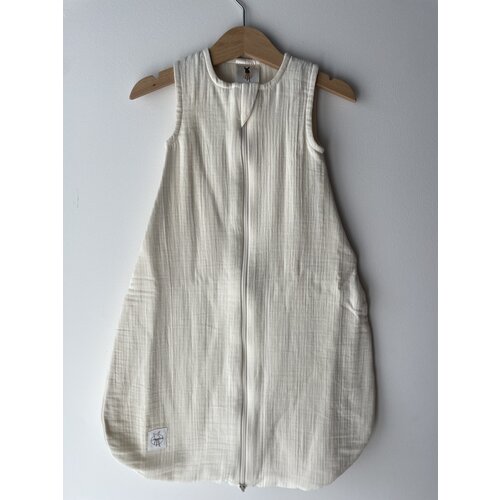 LAESSIG muslin baby sleeping bag GOTS vanilla 1 TOG
