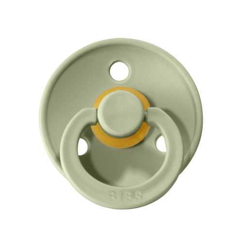 BIBS 2 pack latex - 0-6m anatomical - sage/ivory