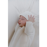 GRAY LABEL newborn beanie cream