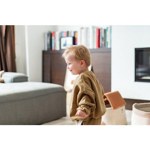 WE ARE KIDS sweater tony fleece - toffee domani