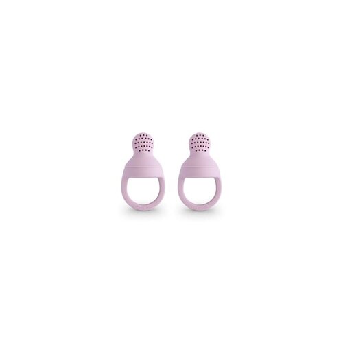 MUSHIE fresh food feeder silicone 2 pack - soft lilac