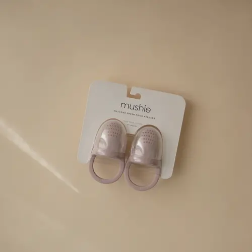 MUSHIE fresh food feeder silicone 2 pack - soft lilac