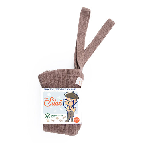 SILLY SILAS footed granny tights - granola