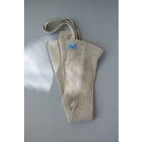 SILLY SILAS footless granny cotton tights - cream blend