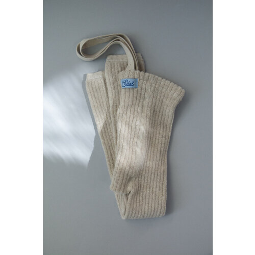 SILLY SILAS footless granny cotton tights - cream blend