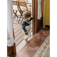 SILLY SILAS footless granny cotton tights - cream blend