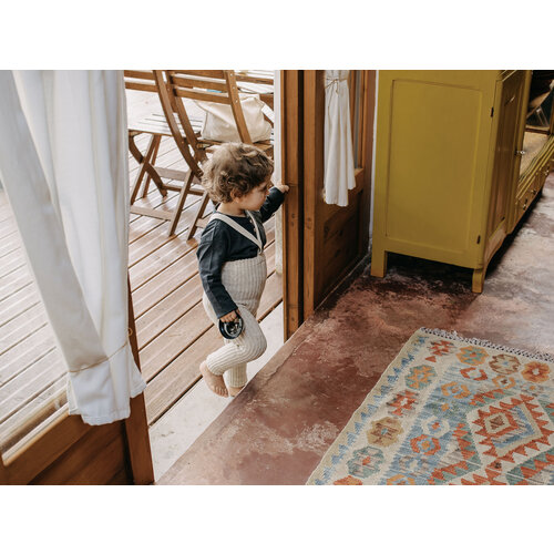 SILLY SILAS footless granny cotton tights - cream blend