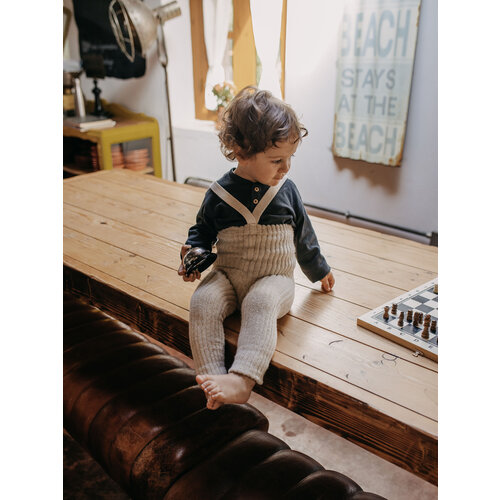 SILLY SILAS footless granny cotton tights - cream blend