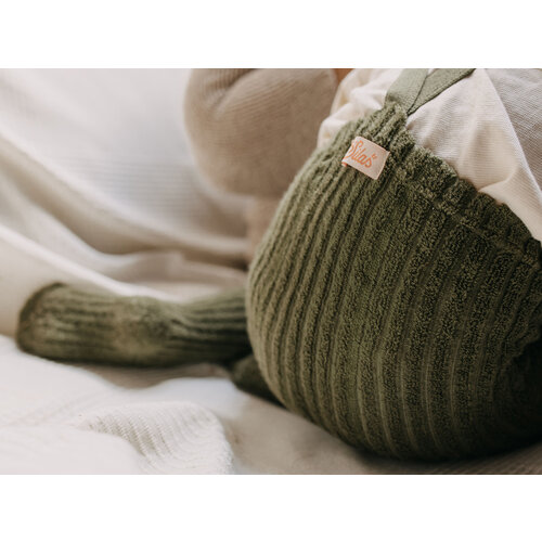SILLY SILAS footed granny tights - olive