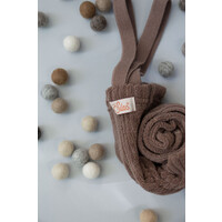 SILLY SILAS footed granny tights - granola
