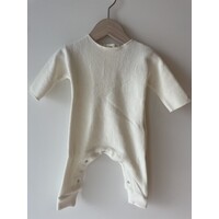 PEQUENO TOCON fleece onesie - natural