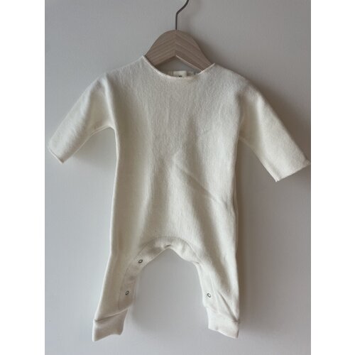 PEQUENO TOCON fleece onesie - natural