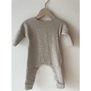 fleece onesie - beige