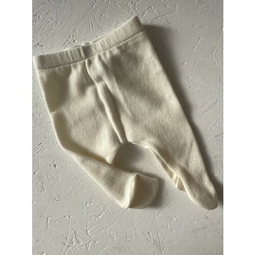 PEQUENO TOCON soft fleece footed pants - natural