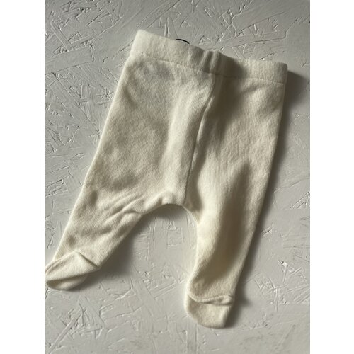 PEQUENO TOCON soft fleece footed pants - natural