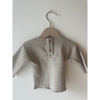 PEQUENO TOCON soft fleece sweater - tan