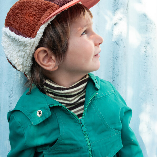 winter cap with plush lining - robin terry grove