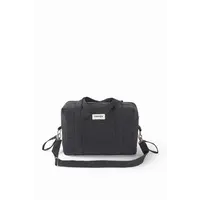 RIVEDROITE darcy - diaper bag recycled coton - black