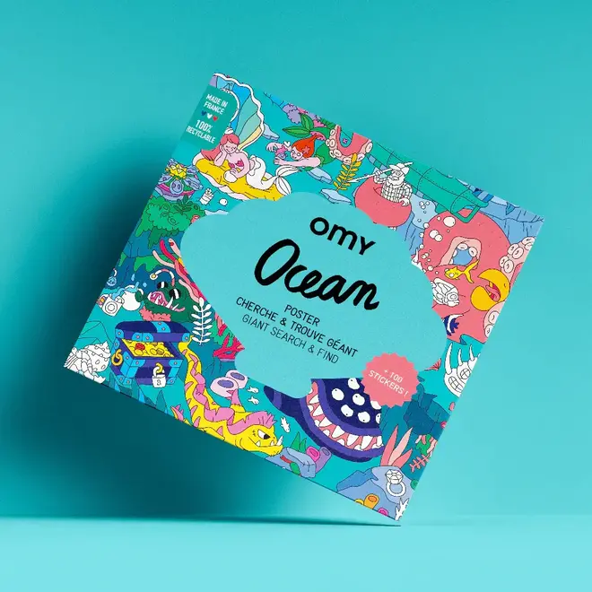 ocean sticker poster