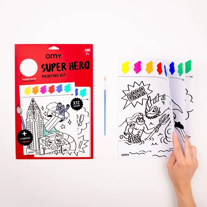painting kit - super hero