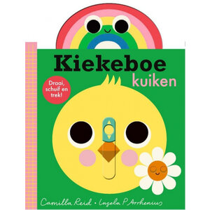 kiekeboe - kuiken - draai, schuif & trekboekje