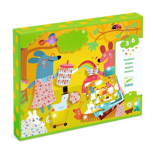 DJECO mousse mousse - making a collage