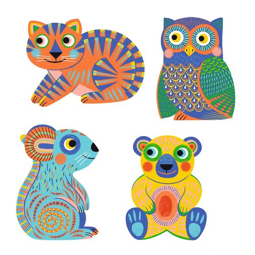 DJECO magic colouring - animalo