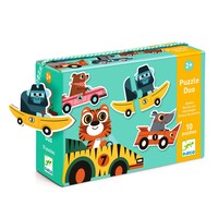 DJECO duo puzzel race auto's