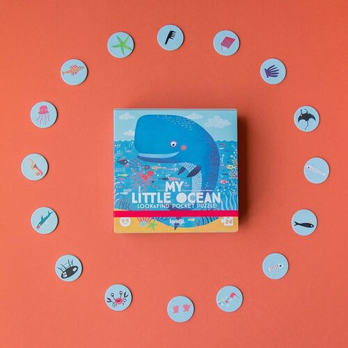 LONDJI look & find pocket puzzle - my little ocean