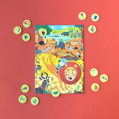 LONDJI pocket puzzle - my little jungle