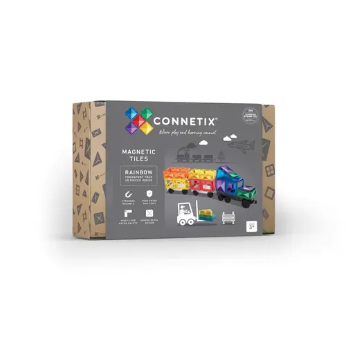 CONNETIX rainbow transport pack - 50 stuks