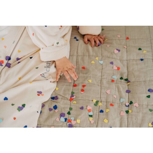 PUCKABABY 4 seasons sleeping bag - hearts