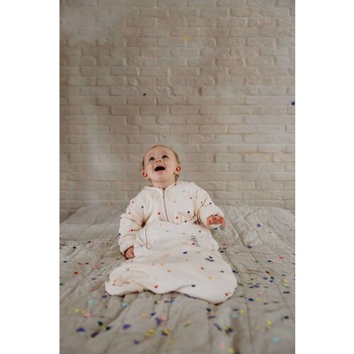 PUCKABABY 4 seasons sleeping bag - hearts