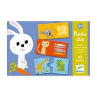 DJECO duo puzzels aan tafel