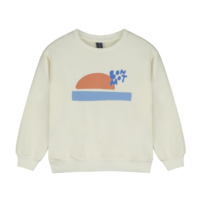 sweatshirt sunset ivory