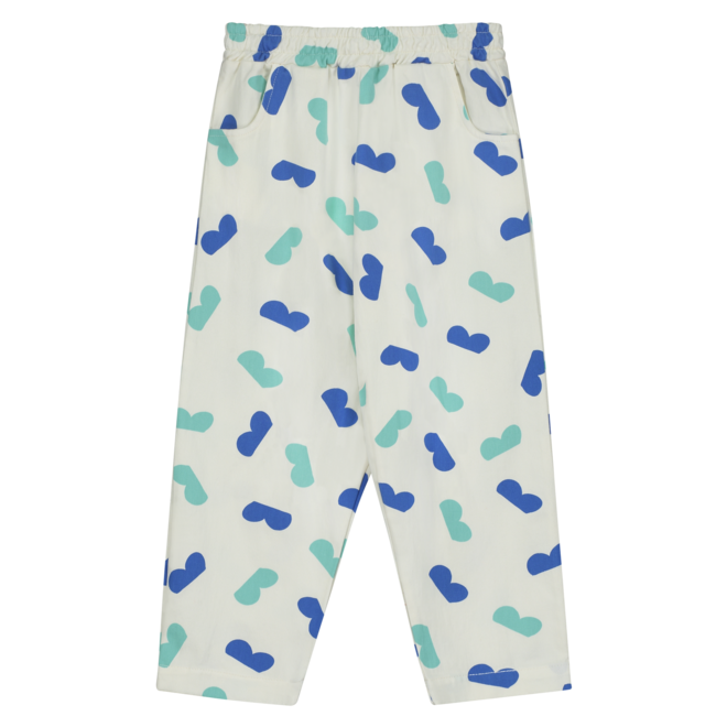 printed trouser elastic waist