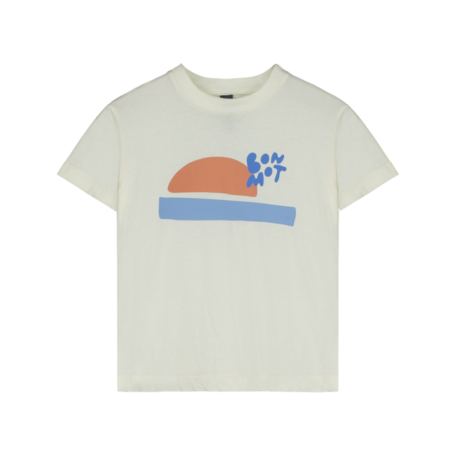 t-shirt sunset ivory