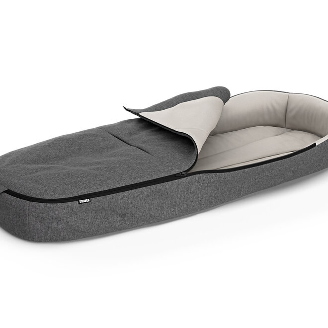 footmuff thule - gray melange